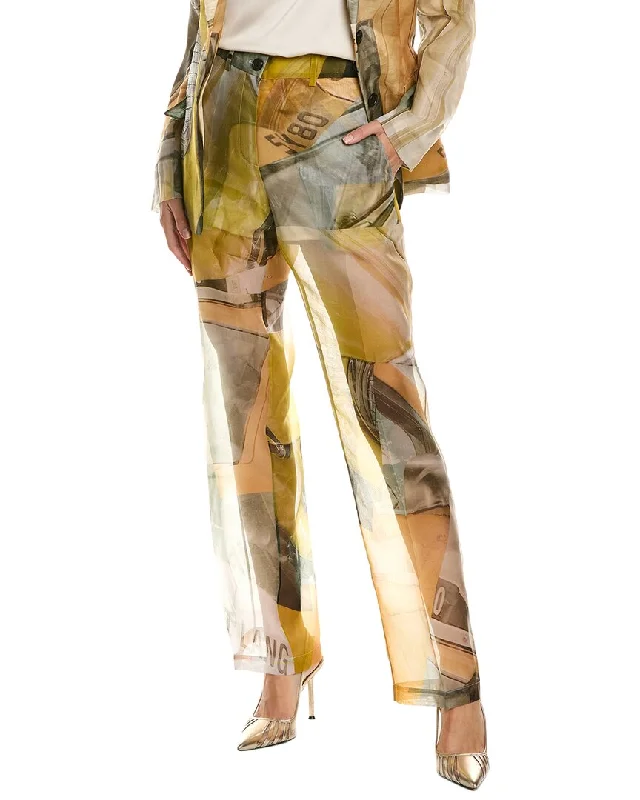 Helmut Lang Silk Car Trouser