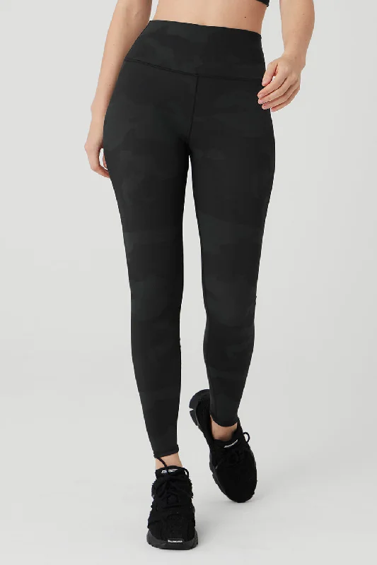 High-Waist Camo Vapor Legging - Black Camouflage