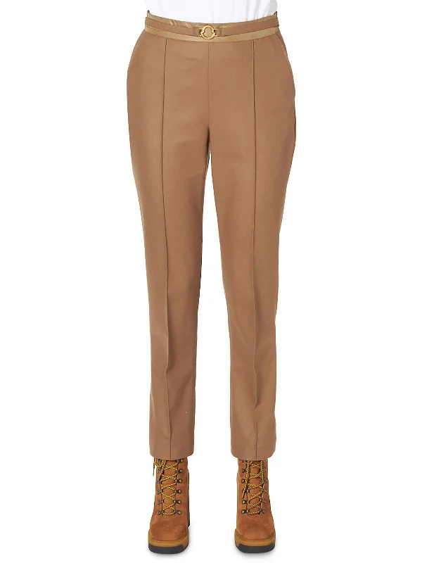 Womens O-Ring High Rise Trouser Pants