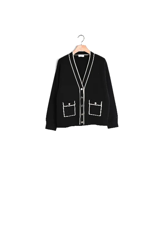 cashmere blend women cardigan for a luxurious feelCARDIGAN Noir