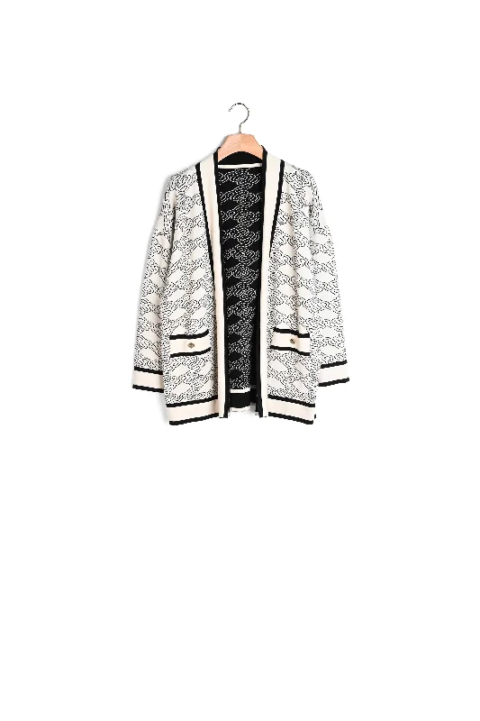 plus size women cardigan for comfortable layeringCardicoat à col châle