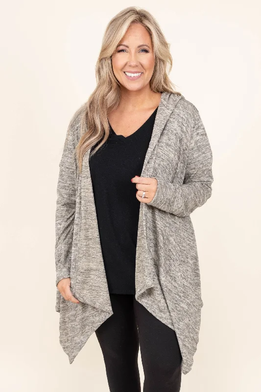 oversized women cardigan for a trendy and cozy lookTwo Sides To The Story Cardigan, Oatmeal