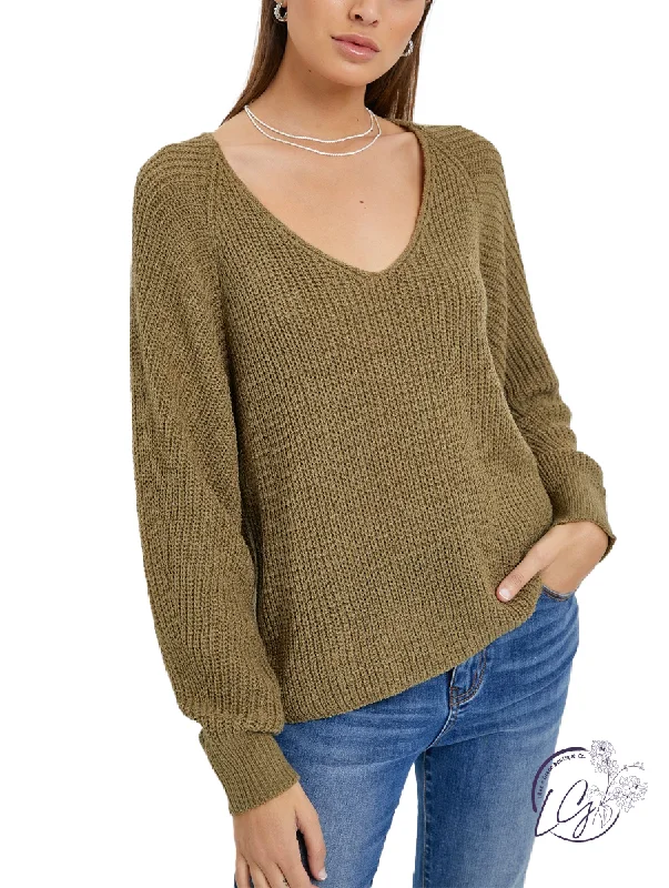 Casual V-Neck Sweater