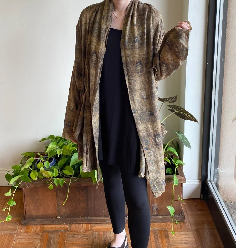 button down women cardigan with vintage buttonsBillowy Cardigan In Marrakesh Wool Blend