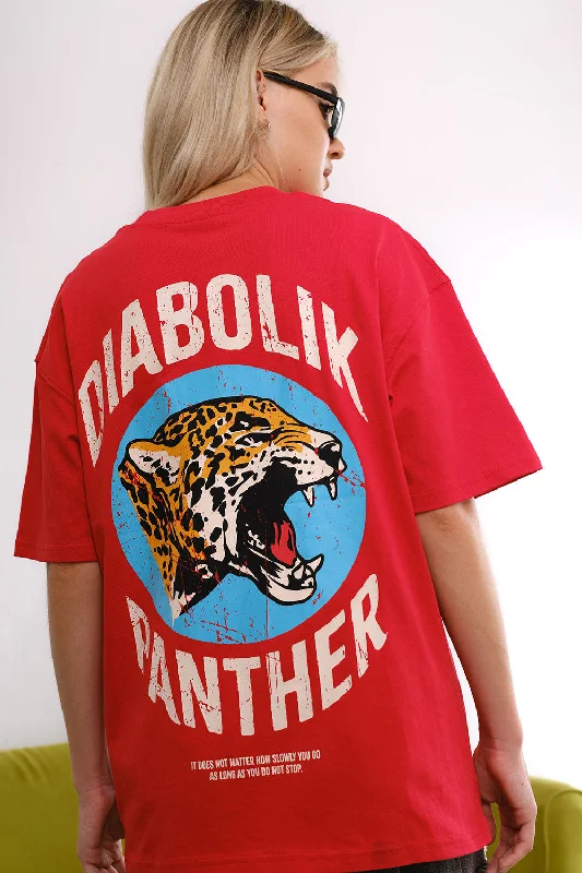 Sleeveless Women T Shirt for Summer ComfortDiabolik Panther Oversized T-shirt