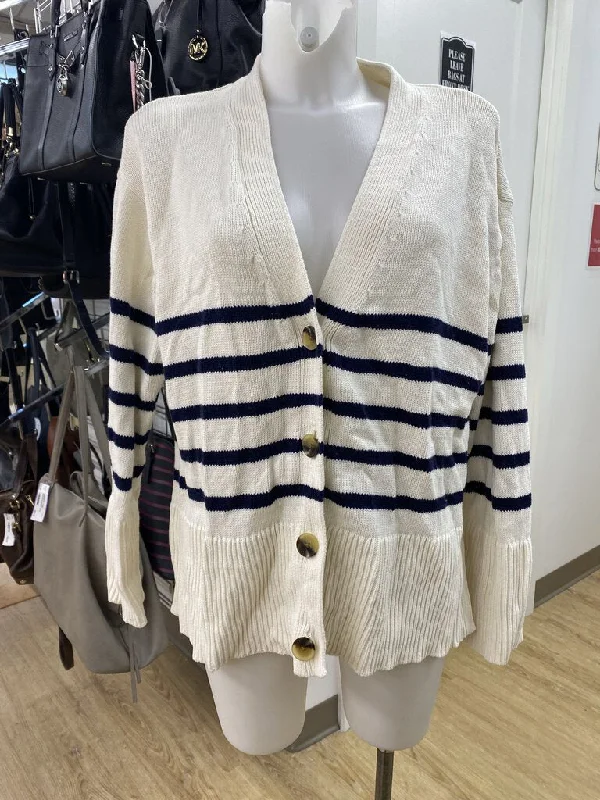 Gap striped cardi M