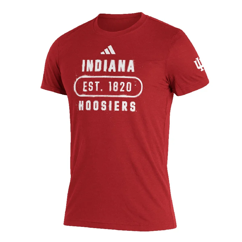 Organic Cotton Women T Shirt for Eco - Conscious WearersIndiana Hoosiers Adidas Vault Established T-Shirt