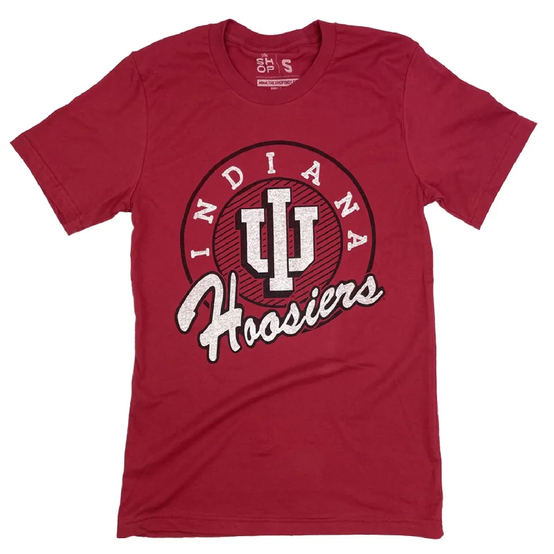 Plus Size Women T Shirt for a Comfortable and Flattering FitIndiana Hoosiers Script Drop Shadow T-Shirt