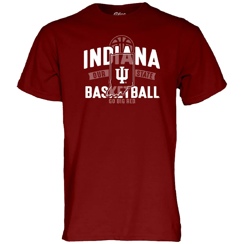 Puff Sleeve Women T Shirt for a Fashion - Forward LookIndiana Hoosiers Hit Stride Basketball Crimson T-Shirt