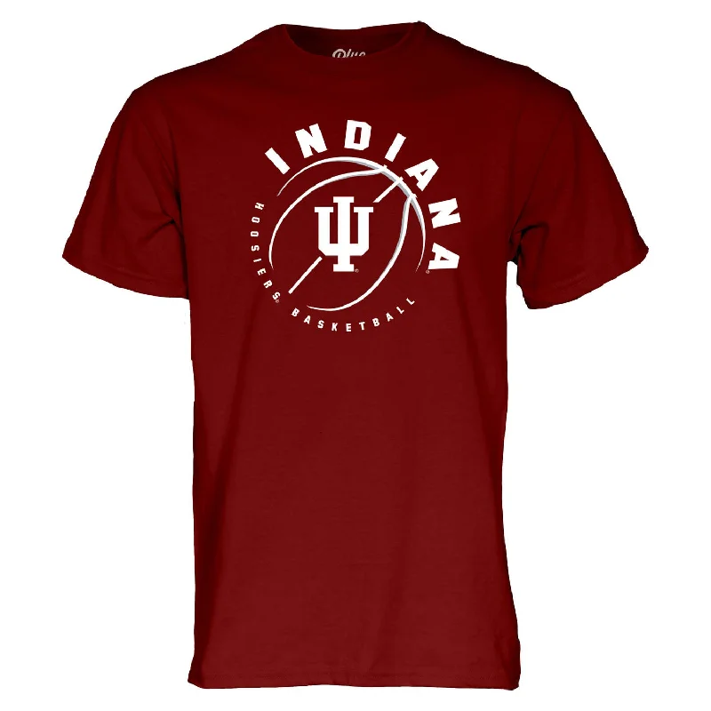 Sheer Women T Shirt for a Stylish and Alluring LookIndiana Hoosiers Bracer Basketball Crimson T-Shirt