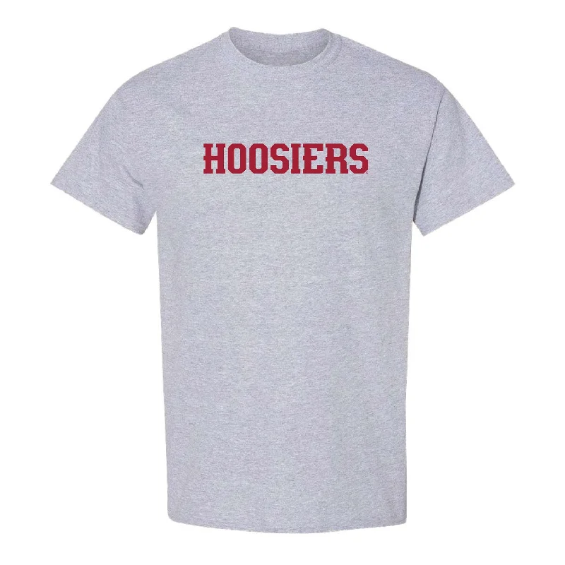 Pocketed Women T Shirt for Added FunctionalityIndiana Hoosiers Grey T-Shirt