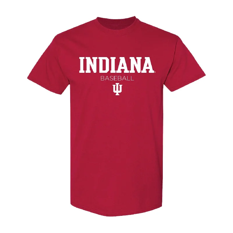 Muscle Women T Shirt for a Sporty and Casual LookIndiana Hoosiers Baseball Crimson T-Shirt