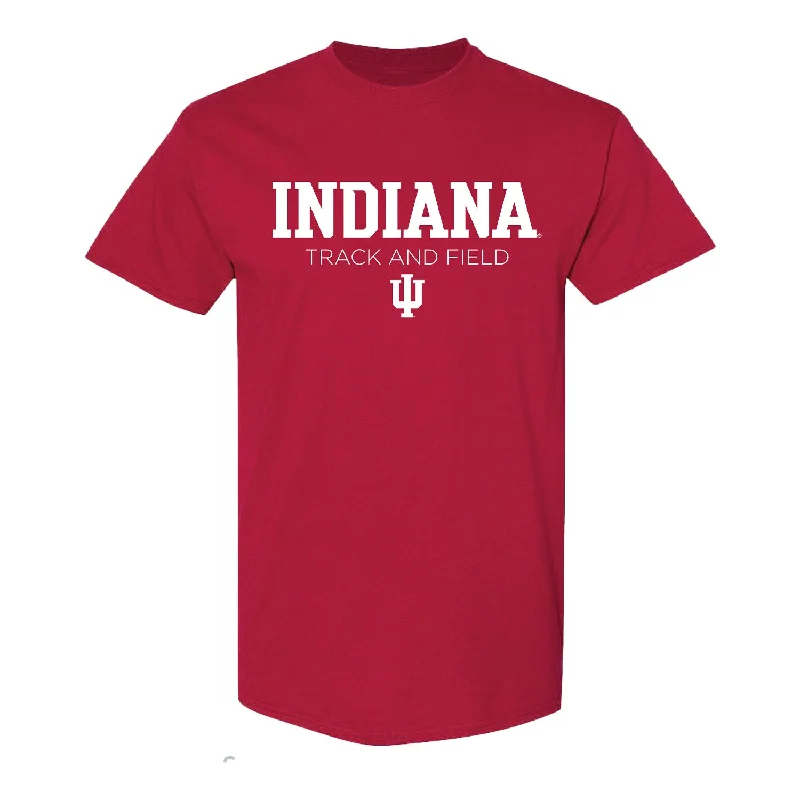 Plus Size Women T Shirt for a Comfortable and Flattering FitIndiana Hoosiers Track & Field Crimson T-Shirt