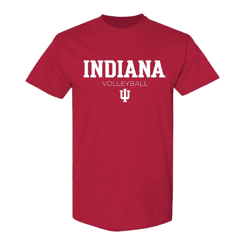 Moisture - Wicking Women T Shirt for Active LifestylesIndiana Hoosiers Volleyball Crimson T-Shirt