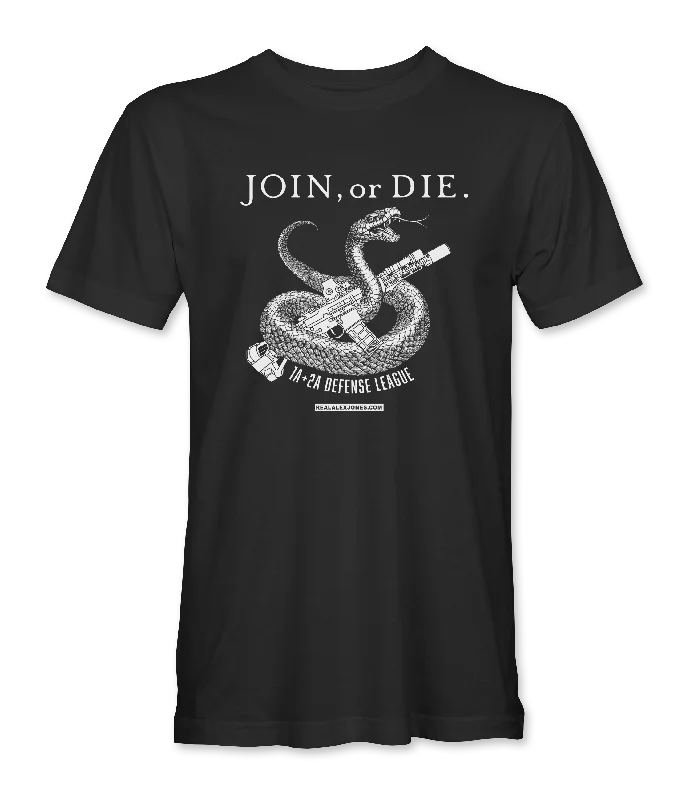 Tie - Dye Women T Shirt with a Bohemian VibeJoin Or Die Defense League T-Shirt