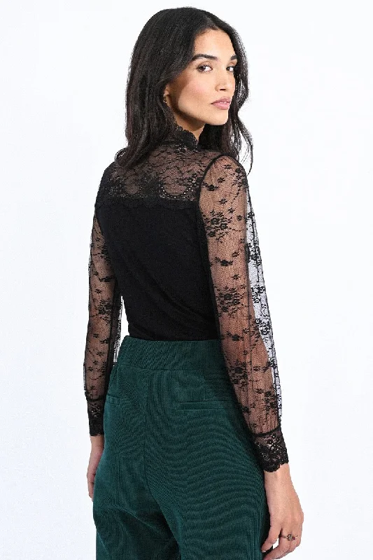 Molly Bracken Lace Yoke  Undersweater