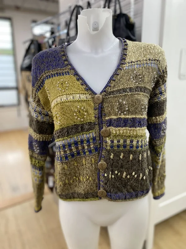 Sigrid Olsen hand knitted sweater S