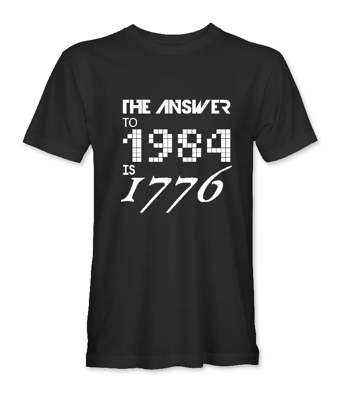 Sheer Women T Shirt for a Stylish and Alluring LookThe Answer To 1984 Retro T-Shirt