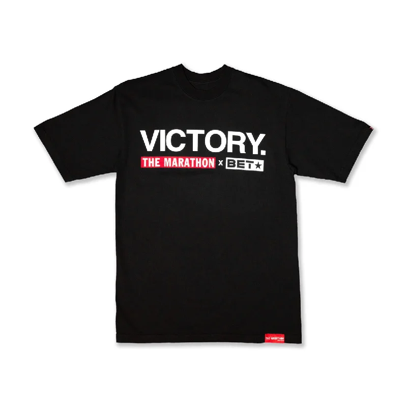 Pocketed Women T Shirt for Added FunctionalityTMC x BET "Victory" T-Shirt - Black