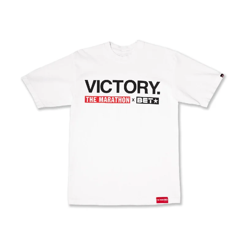 Puff Sleeve Women T Shirt for a Fashion - Forward LookTMC x BET "Victory" T-Shirt - White