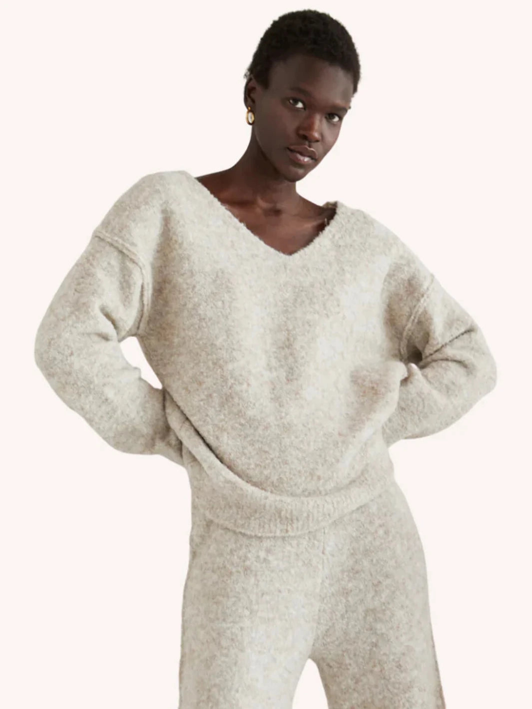 Zila Shearling Lounge Pullover