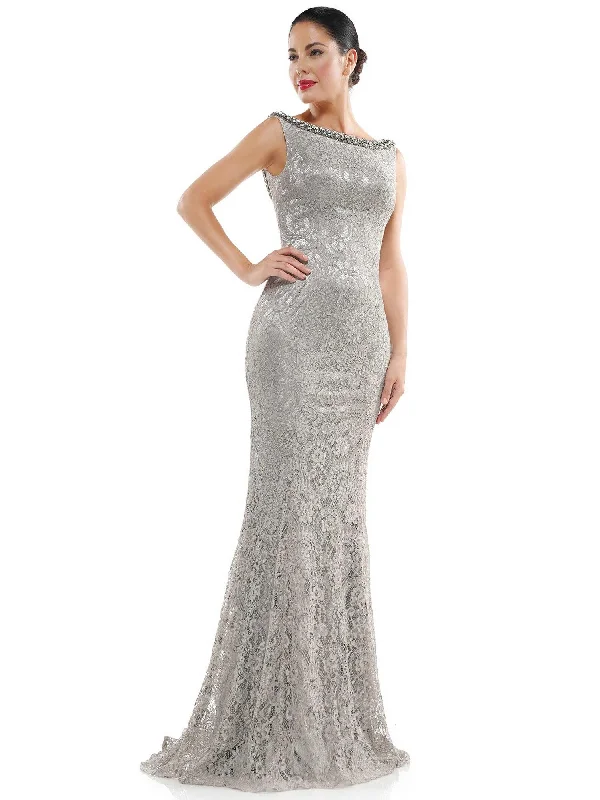 Strapless Women Dress with a Built - in Bra for Comfort and SupportMarsoni Mother of the Bride Beaded Long Dress 1053