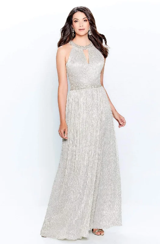 Shift Women Dress with a Simple and Classic Design for Everyday WearMontage by Mon Cheri - 120901 Beaded Jewel A-Line Evening Gown