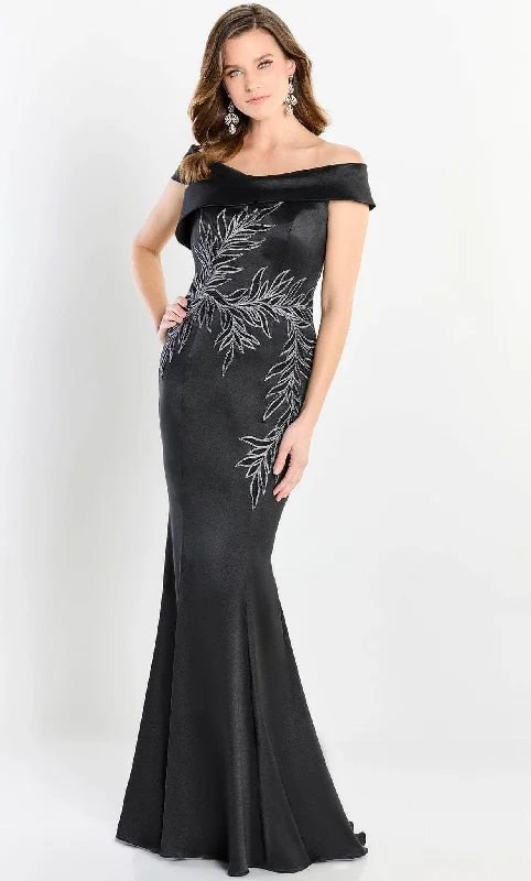 Mini Women Dress with a Short Hem for a Young and Trendy StyleMontage by Mon Cheri M2210 - Silk-Made Off Shoulder Formal Gown