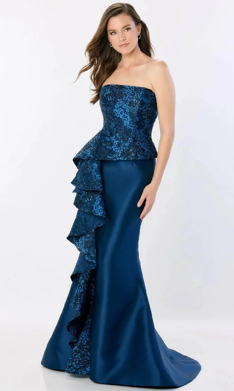 Mini Women Dress with a Short Hem for a Young and Trendy StyleMontage by Mon Cheri M2228 - Strapless Open Back Prom Gown