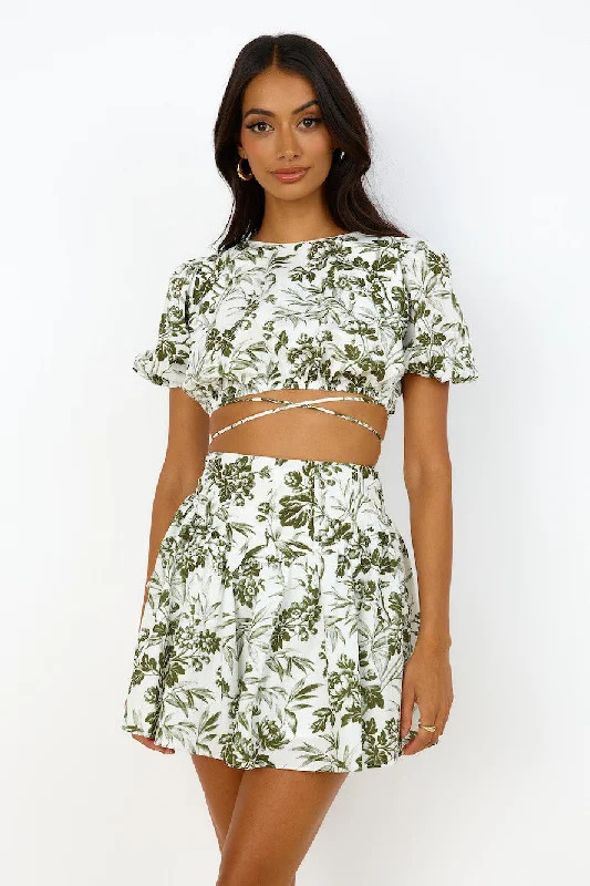 Ruffled Women Dress with Multiple Layers for a Playful and Girly StyleOlive Branch Dress Green