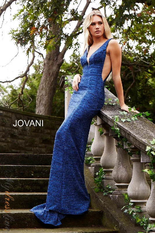 Strapless Women Dress with a Built - in Bra for Comfort and SupportJovani 45811