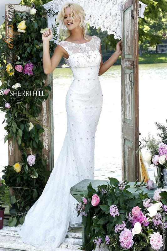 Empire Waist Women Dress to Accentuate the Bust and Conceal the WaistSherri Hill 50069