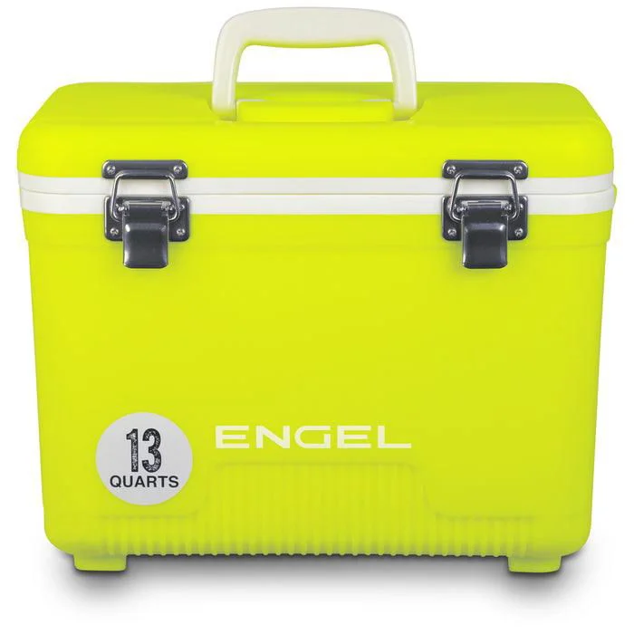 13 Quart Drybox / Cooler: Yellow High Viz