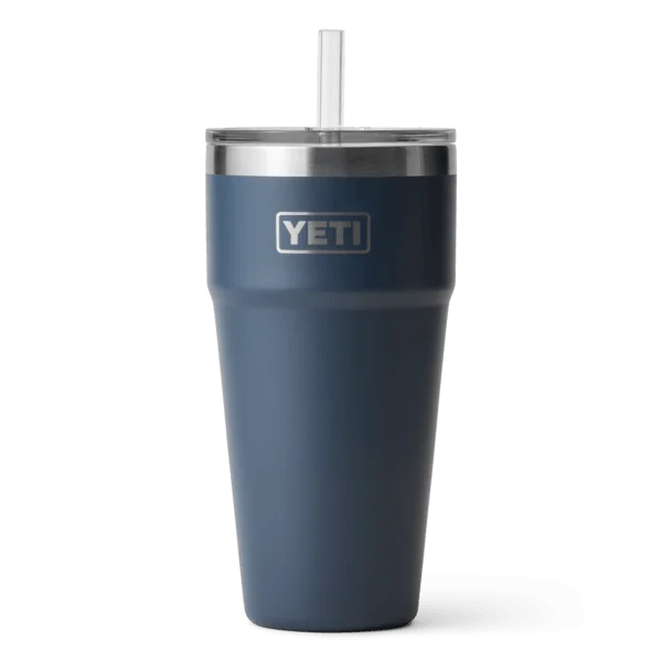 Rambler® 26 oz Stackable Cup w/Straw Lid  - Navy