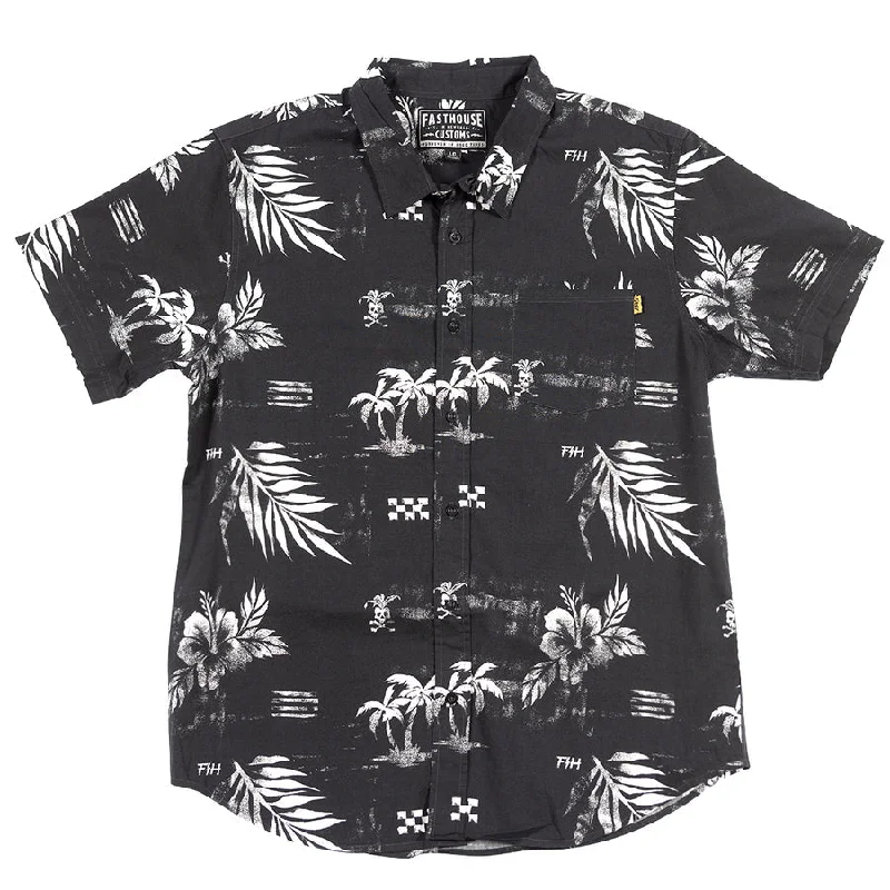 Alani SS Button Up Shirt - Black