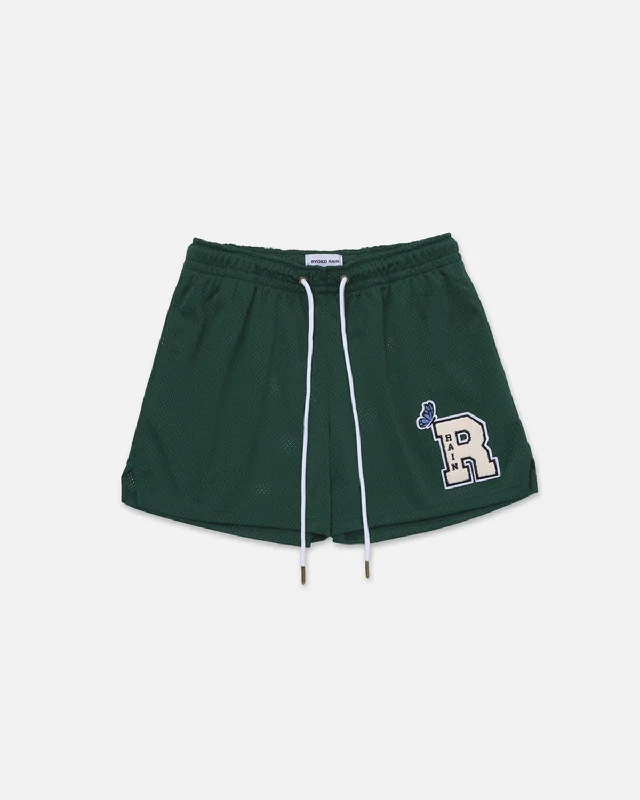 CLASSIC MESH SHORTS -  FOREST GREEN