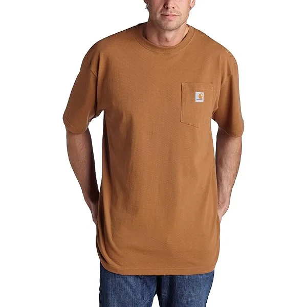 K87 - Loose Fit Heavyweight Pocket Tee, Carhartt Brown