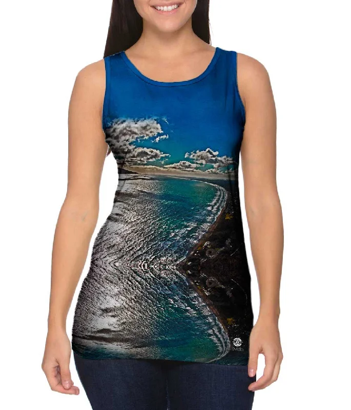 Plus Size Women's Criss - Cross Back Tank Tops in Neon ColorsKapiti Hdr Coast New Zealand