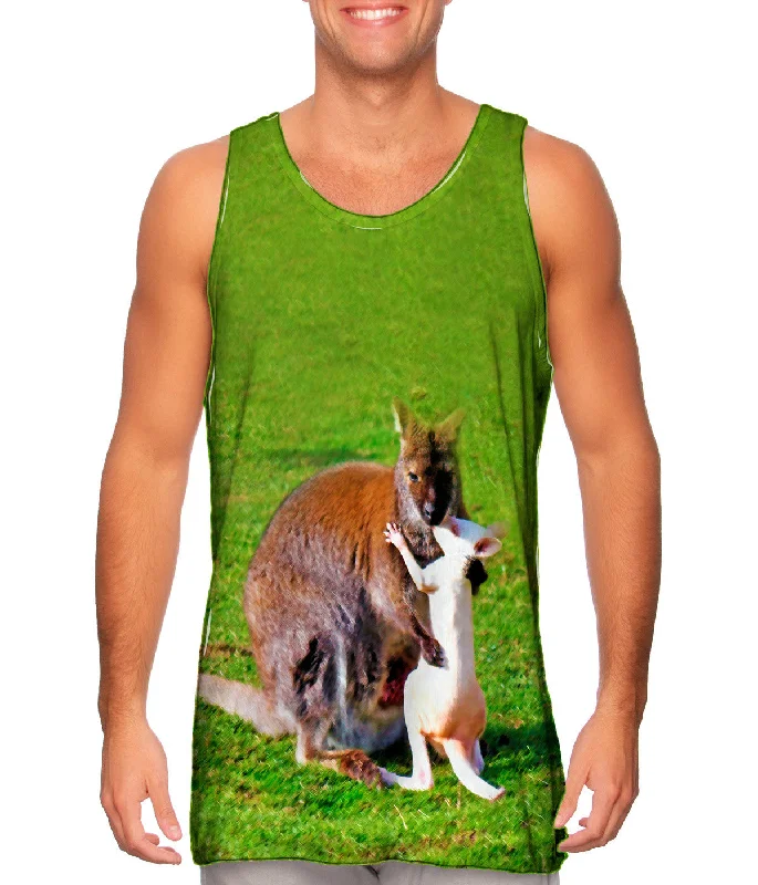 Women's Sleeveless Ribbed Tank Tops for a Trendy LookKissing Kangaroo