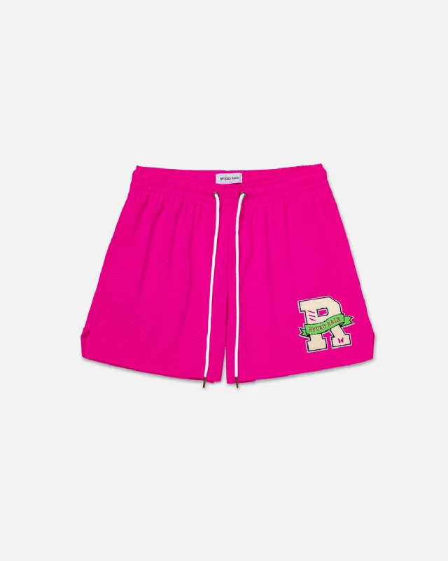 CLASSIC MESH SHORTS - NEON PINK