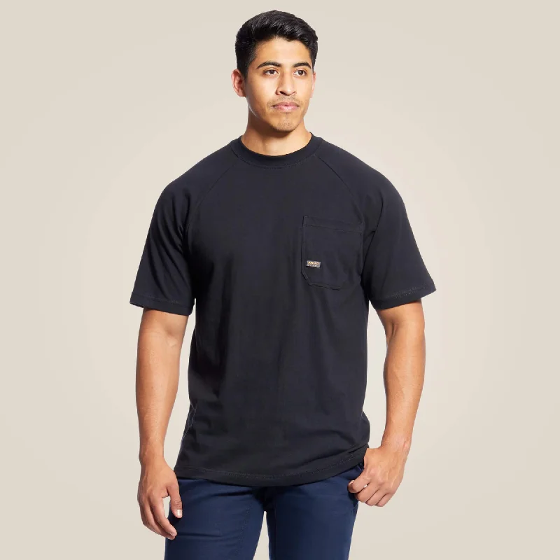 Rebar Cotton Strong T-Shirt - Black