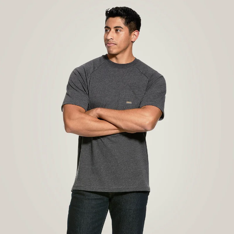 Rebar Cotton Strong T-Shirt - Charcoal Heather