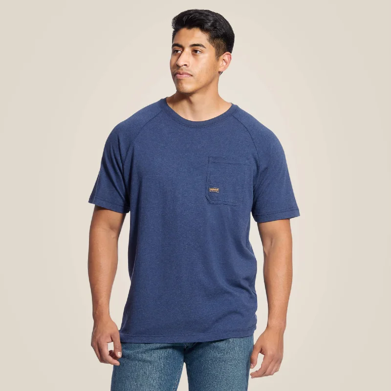 Rebar Cotton Strong T-Shirt - Navy Heather