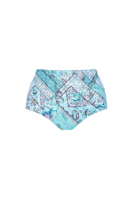 Tropical - themed bikini for a vacation - ready beach outfitWhitehaven High Waisted Bikini Bottoms